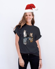 Cats Lover Classic T-Shirt lifestyle-holiday-crewneck-front-1