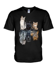 Cats Lover V-Neck T-Shirt tile
