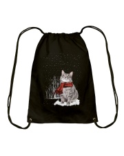 Cat Xmas Drawstring Bag tile