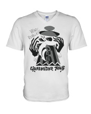 Quaranstream by Ryan Bock Shirt V-Neck T-Shirt thumbnail