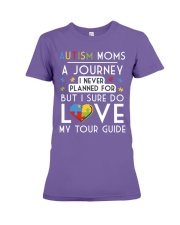 Autism Mom Shirt Autism Mom A Journey Of Love Premium Fit Ladies Tee thumbnail