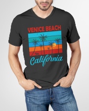 VENICE BEACH CALIFORNIA V-Neck T-Shirt garment-vneck-tshirt-front-lifestyle-01