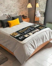 Hiking Sherpa Fleece Blanket - 50" x 60" aos-sherpa-fleece-blanket-lifestyle-front-01