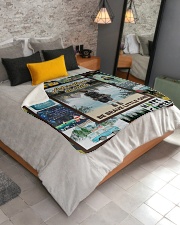 Camping Sherpa Fleece Blanket - 50" x 60" aos-sherpa-fleece-blanket-lifestyle-front-02