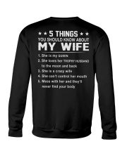 5 Things You Should Know About My Wife - Funny Gift for Him on Valentine's Day and Anniversary Classic T-Shirt Crewneck Sweatshirt tile