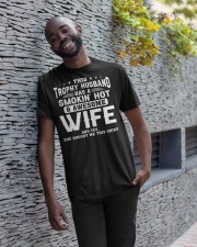 This Trophy Husband - Funny Gift for Him on Valentine's Day and Anniversary Classic T-Shirt apparel-classic-tshirt-lifestyle-front-33