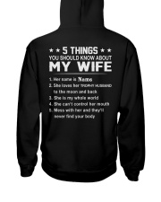 5 Things You Should Know About My Wife - Funny Gift for Him on Valentine's Day and Anniversary Classic T-Shirt Hooded Sweatshirt tile