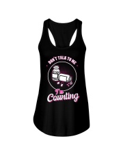 Don't talk to me I'm Counting Ladies Flowy Tank thumbnail