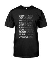 BLACK POWER BLACK HISTORY Classic T-Shirt front