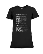 BLACK POWER BLACK HISTORY Premium Fit Ladies Tee thumbnail