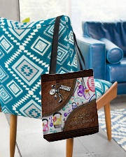 Strong Is Beautiful Leather Pattern Print All-over Tote aos-all-over-tote-lifestyle-front-01