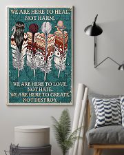 Native American We Are Here To Heal 11x17 Poster lifestyle-poster-1