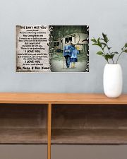 Personalized Camping Fifth Wheel The Day I Met 17x11 Poster poster-landscape-17x11-lifestyle-24