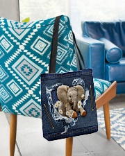 Elephant Daisy Jean For Elephant Lovers Tote Bag All-over Tote aos-all-over-tote-lifestyle-front-01