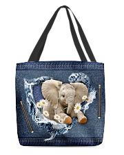 Elephant Daisy Jean For Elephant Lovers Tote Bag All-over Tote front