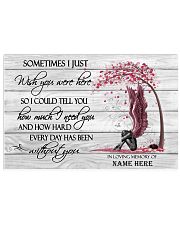 I Just Wish You Were Here Personalized 17x11 Poster front