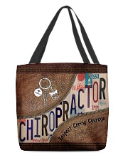 Chiropractor Respect Caring Courage All-over Tote back