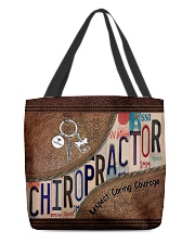 Chiropractor Respect Caring Courage All-over Tote front