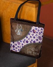Medical Technologist Leather Pattern Print All-over Tote aos-all-over-tote-lifestyle-front-02