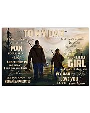 To My Dad Father'S Day 17x11 Poster front