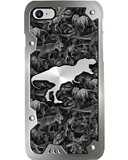 Dinorsaur Metal Pattern Print Phone Case i-phone-8-case