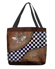 Racing Tote Leather Pattern Print Personalized All-over Tote back