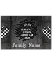 Custom Racing If We Don'T Answer Personalized Name Doormat 22.5" x 15" front