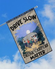 Camping Driver Slow Drunk 11.5"x17.5" Garden Flag aos-garden-flag-11-5-x-17-5-lifestyle-front-16