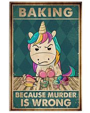 Baking Because Murder Is Wrong 11x17 Poster front