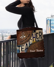 Custom Name Teacher Love Inspire All-over Tote aos-all-over-tote-lifestyle-front-05