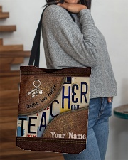 Custom Name Teacher Love Inspire All-over Tote aos-all-over-tote-lifestyle-front-09