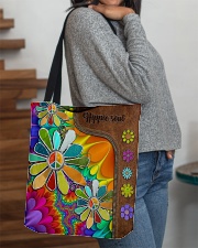 Hippie Soul Leather Pattern Print All-over Tote aos-all-over-tote-lifestyle-front-09