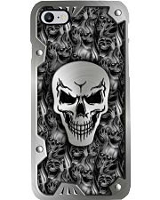 Smoky Skull Metal Pattern Print Phone Case i-phone-8-case