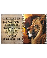 I Believe In God Our Father 17x11 Poster front