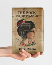 The Book Lover's Planner Medium - Leather Notebook aos-medium-leather-notebook-lifestyle-front-01