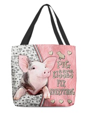 Pig Kisses Fix Everything Bag All-over Tote back
