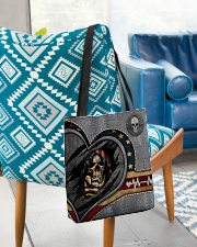 Skull American Flag Tote Bag All-over Tote aos-all-over-tote-lifestyle-front-01