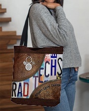 Rad Techs Leather pattern print All-over Tote aos-all-over-tote-lifestyle-front-09