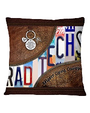 Rad Techs Leather pattern print Square Pillowcase tile