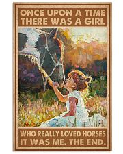Horse Once Upon Time Girl Loved Horses 11x17 Poster front