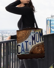 Cat Mom Favourite People Bag All-over Tote aos-all-over-tote-lifestyle-front-05