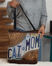 Cat Mom Favourite People Bag All-over Tote aos-all-over-tote-lifestyle-front-10
