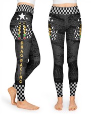Drag Racing Tree High Waist Leggings front