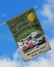 Personalized Camping Class C Always At Home 11.5"x17.5" Garden Flag aos-garden-flag-11-5-x-17-5-lifestyle-front-16
