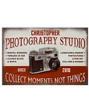 Personalized Photography Studio Collect Moments 17x11 Poster front