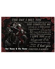 Personalized Motor The Day I Met You 17x11 Poster front