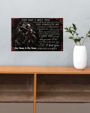 Personalized Motor The Day I Met You 17x11 Poster poster-landscape-17x11-lifestyle-24