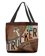Trucker love inspire All-over Tote front