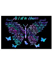 As I Sit In Heaven 17x11 Poster front