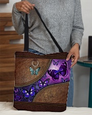 Butterfly leather pattern All-over Tote aos-all-over-tote-lifestyle-front-10